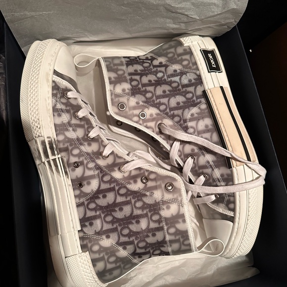 Men’s Dior Oblique Transparency high tops - Picture 8 of 12
